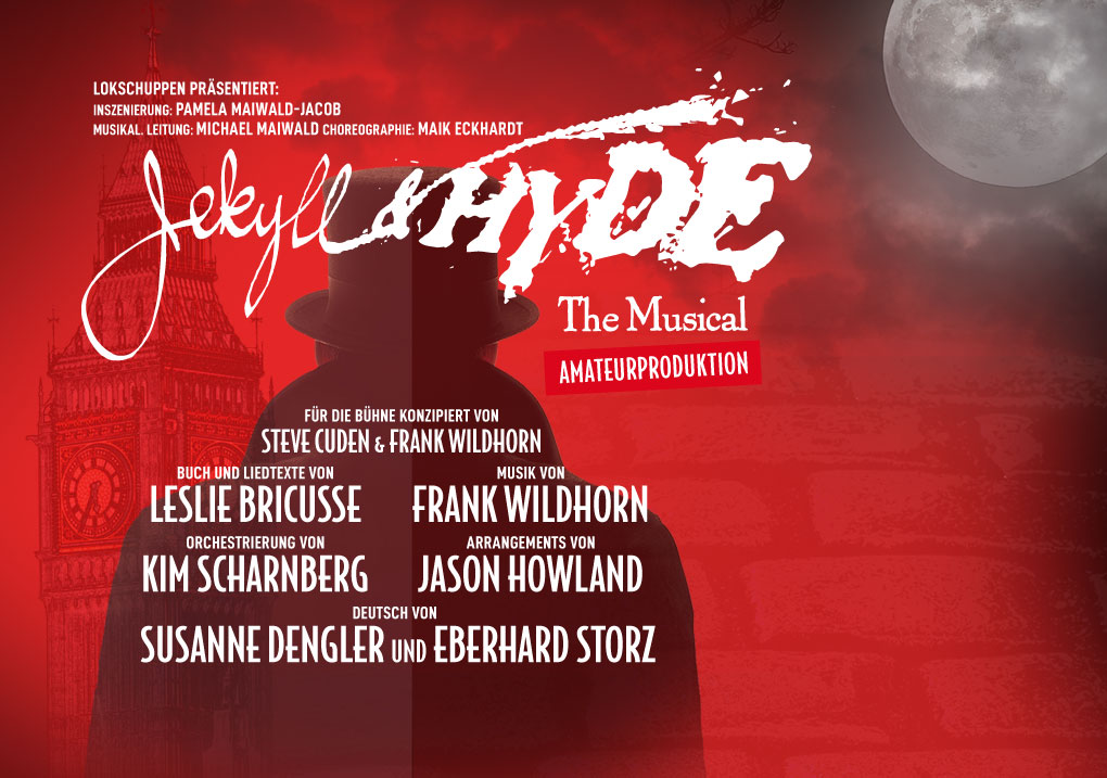Jekyll & Hyde – The Musical am 08.+09.+10. März im Lokschuppen